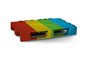 Kennzeichnung, Individualisierung, Bunte Palette, individualisierbare Kunststoffpalette